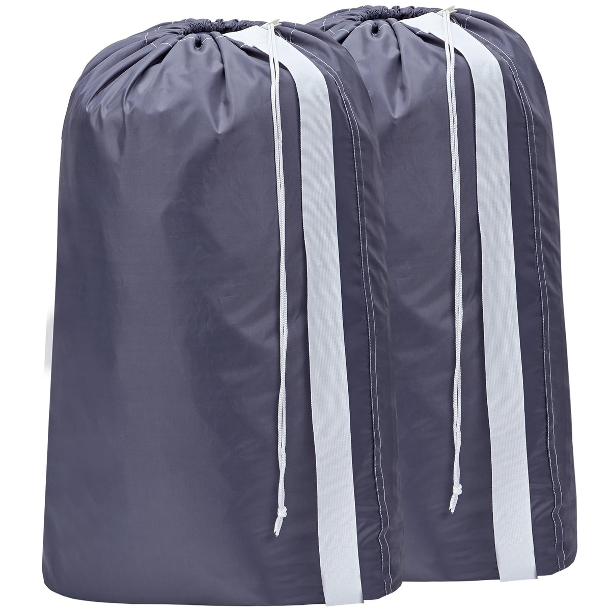 HOMEST 2pack XL Laundry Bag with Strap, Clothes Organizer for Dorm & Travel