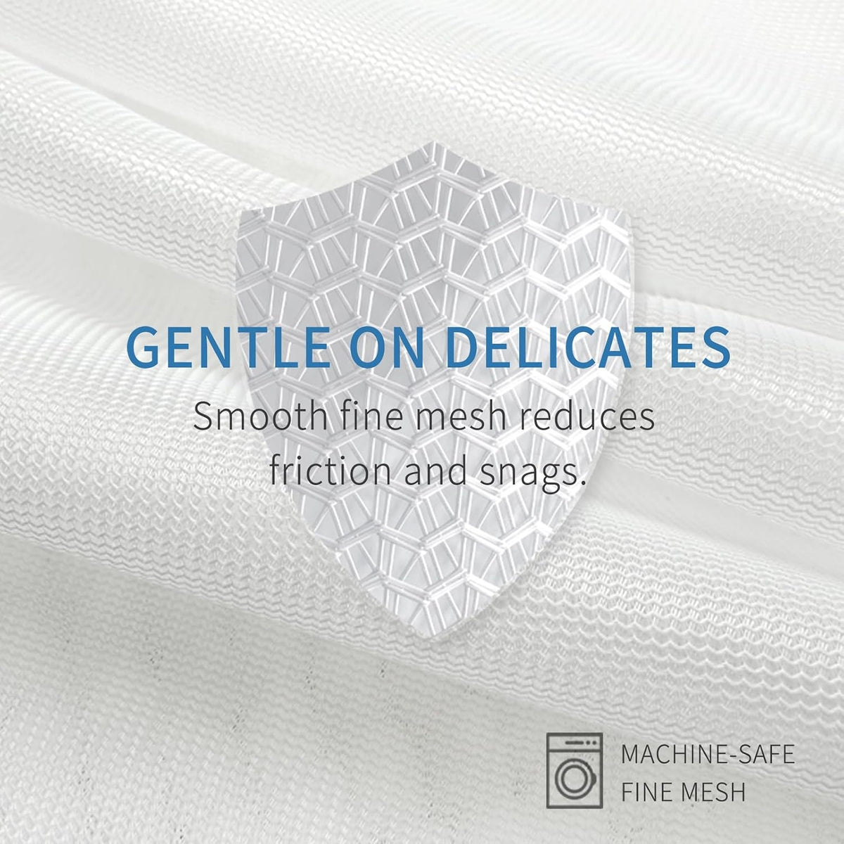 Muchfun 4Pcs Durable Fine Mesh Laundry Bags for Delicates 16 x 20 Inches