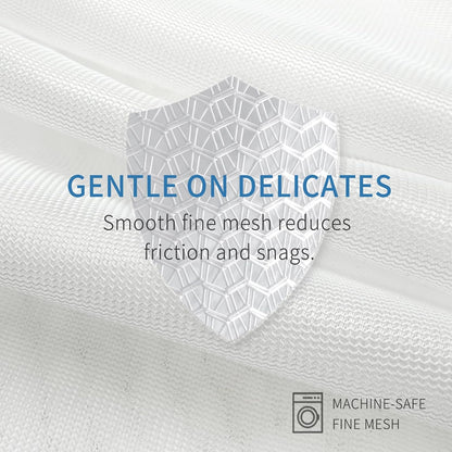Muchfun 4Pcs Durable Fine Mesh Laundry Bags for Delicates 16 x 20 Inches