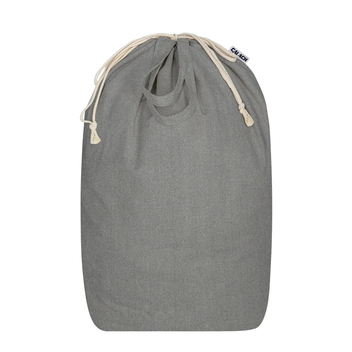 Heavy Duty Canvas Laundry Bags with Square Base 13.8"Wx13.8"Dx27.6"H, Beige