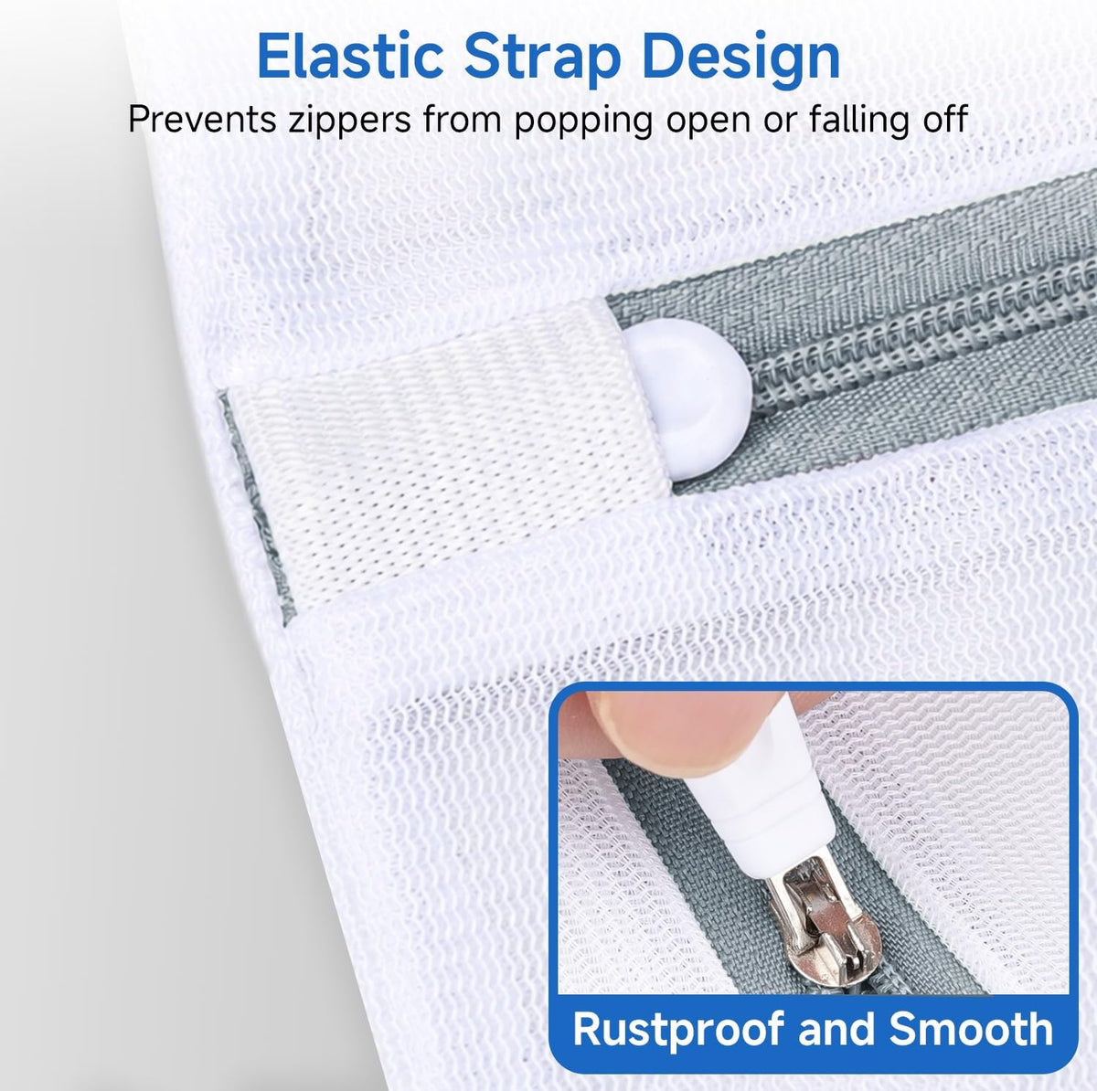 6 Pcs Mesh Laundry Bags for Delicates, Lingerie & Bra Washing,12 x 16 Inch