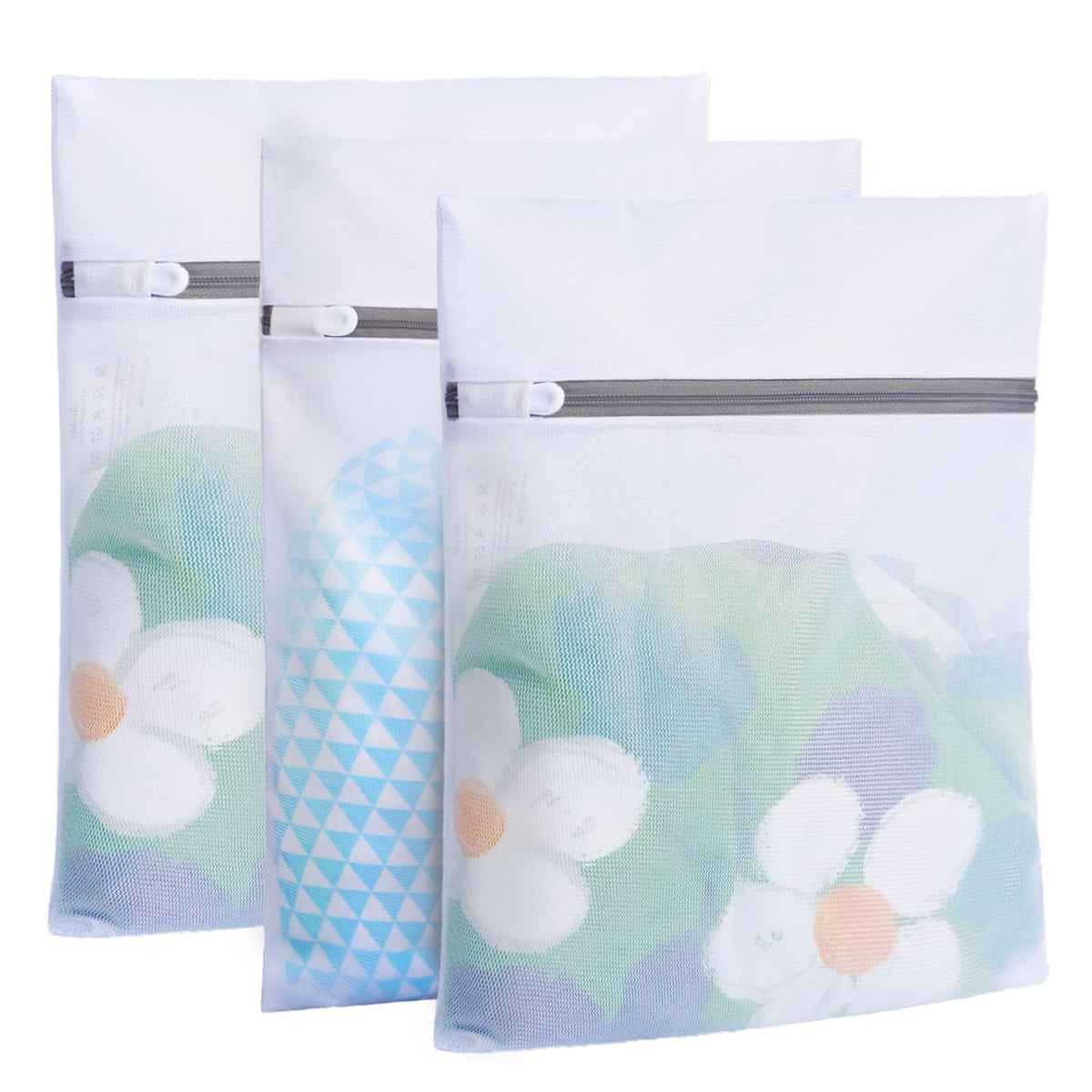 BAGAIL Laundry Bags Mesh Wash Bag for Intimates Lingerie and Delicates,6Pcs(3L,3M)