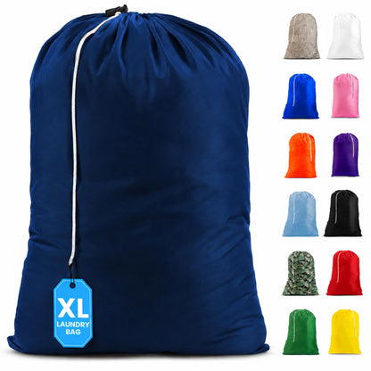 Extra Large Laundry Bag 30 x 40 - Heavy Duty Nylon, Locking Drawstring