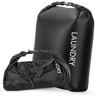 Compression Travel Laundry Bag for Dirty Clothes, Pump-Free Laundry Bag