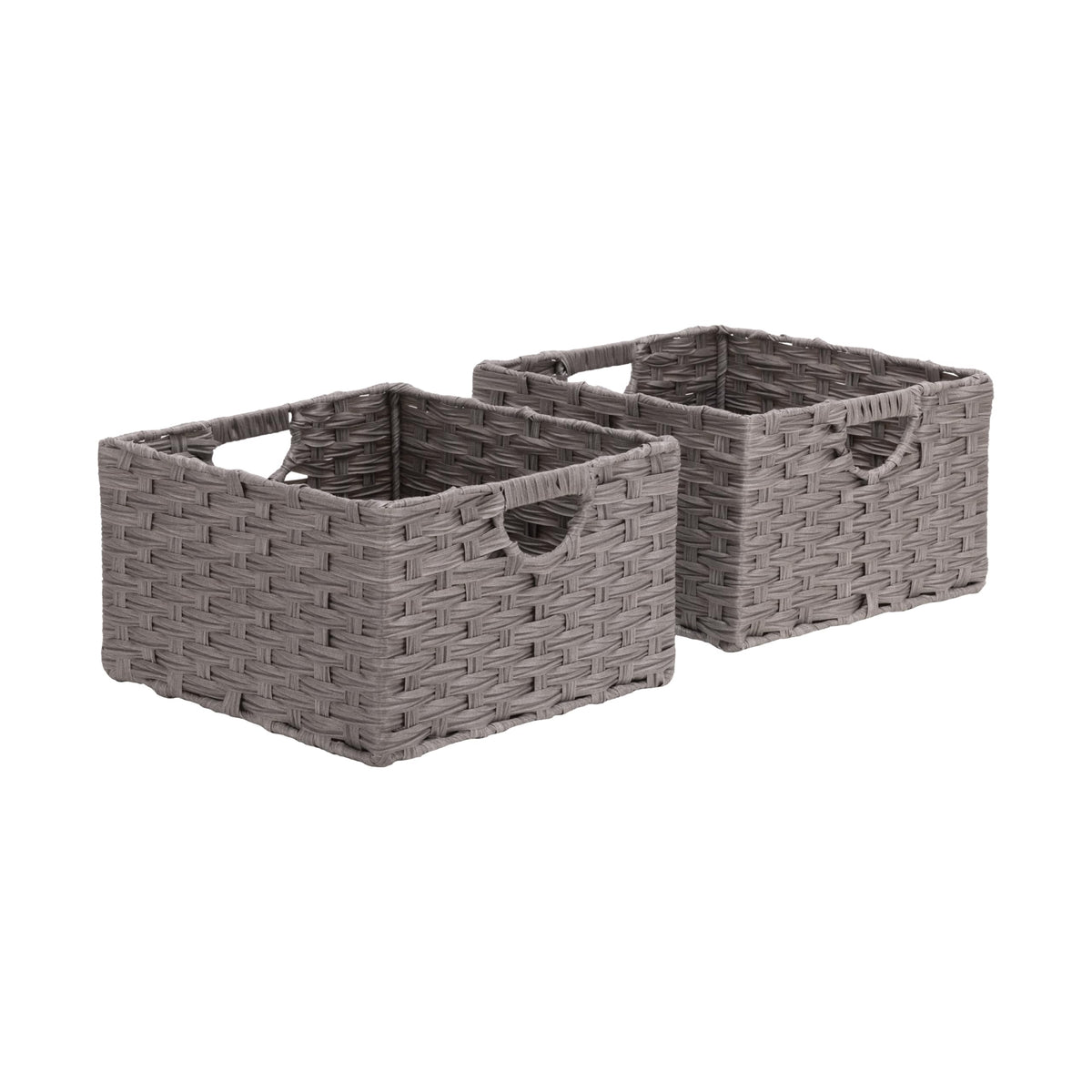 Seville Classics Premium Handwoven Portable Laundry Bin Basket with Carrying Handles, Household Storage for Clothes, Linens, Sheets, Mocha Brown, Oval Hamper