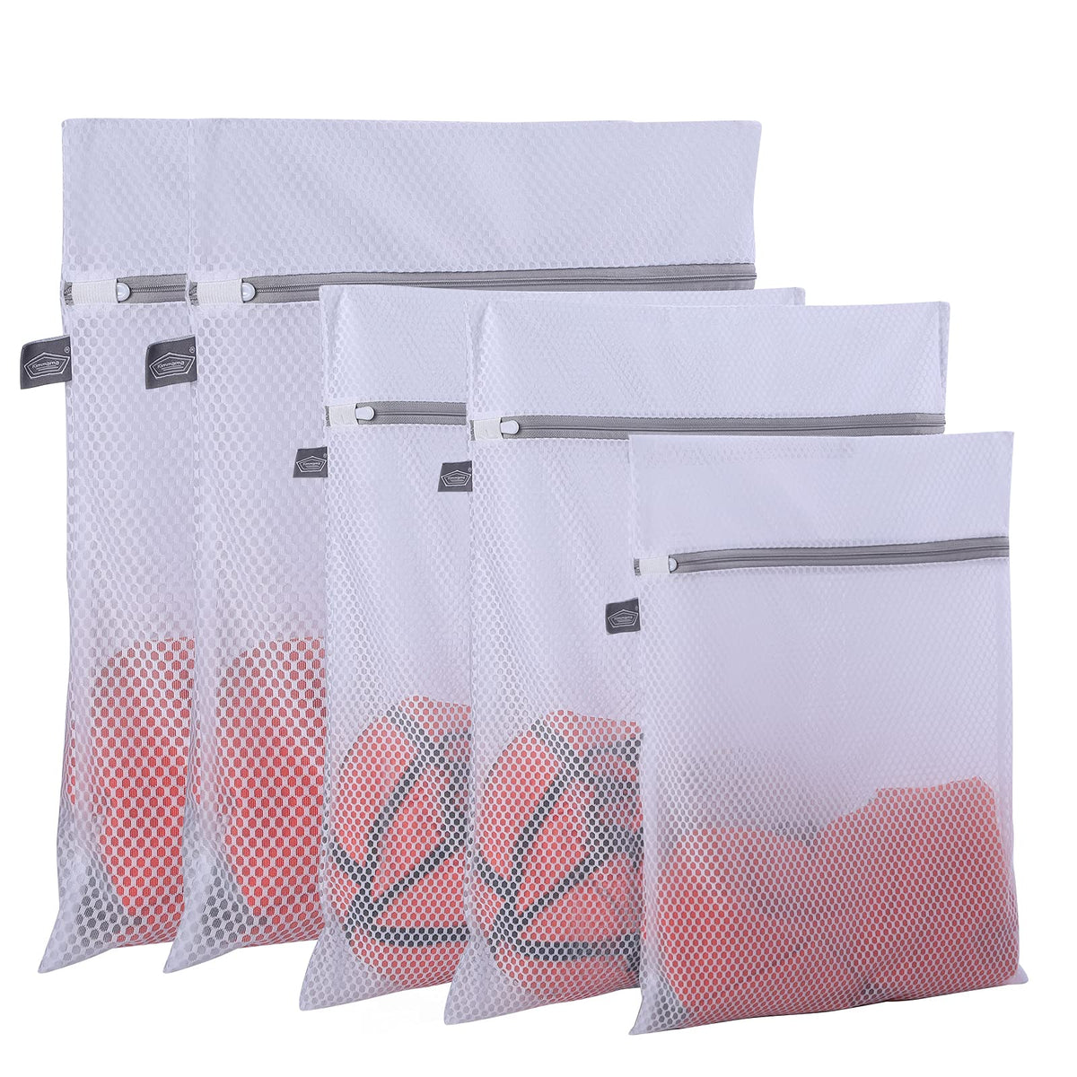 Laundry Bags Mesh Wash Bags, Lingerie Bags for Washing Delicates, 4Pcs