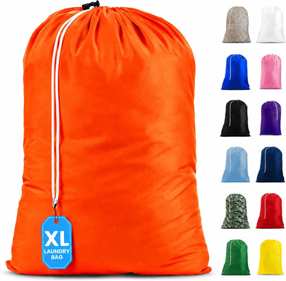 Extra Large Laundry Bag 30 x 40 - Heavy Duty Nylon, Locking Drawstring