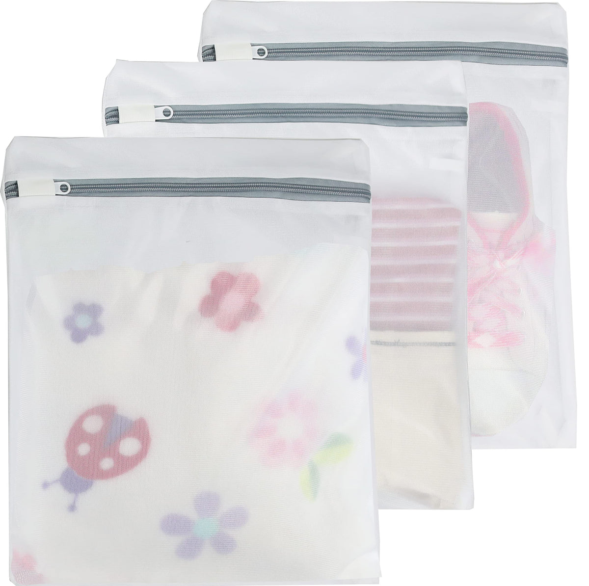 Simple Houseware Laundry Bra Lingerie Mesh Wash Bag (2 Large & 3 Medium)