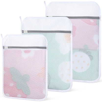 6-Pack Durable Honeycomb Mesh Laundry Bags for Delicates, 12 x 16 Inches