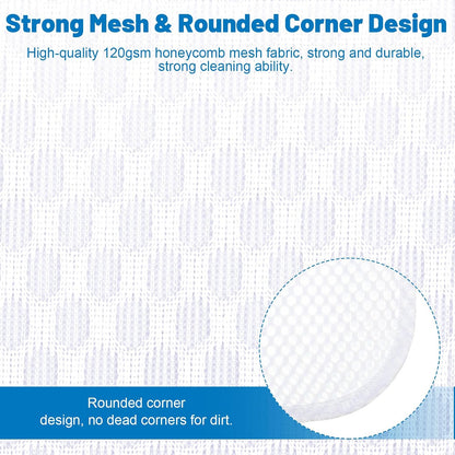 6-Pack Durable Honeycomb Mesh Laundry Bags for Delicates, 12 x 16 Inches