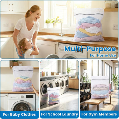 Dntorx 2 Pack XX-Large Mesh Laundry Bags for Delicates, 24 x 32 Inches