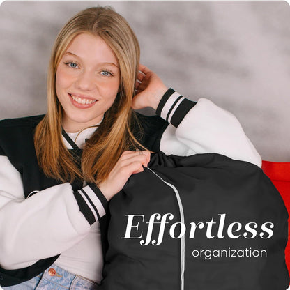 Handy Laundry Bags Nylon Extra Large - Heavy Duty - 2-Pack, Black