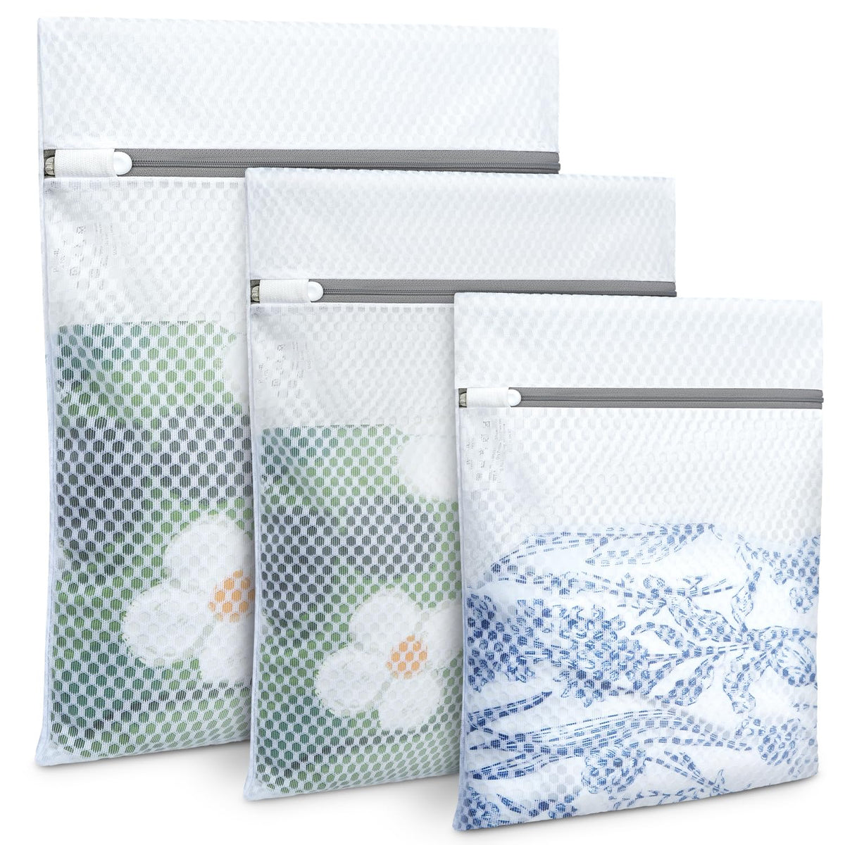 BAGAIL Laundry Bags Mesh Wash Bag for Intimates Lingerie and Delicates, 5Pcs (1XL,2L,2M)