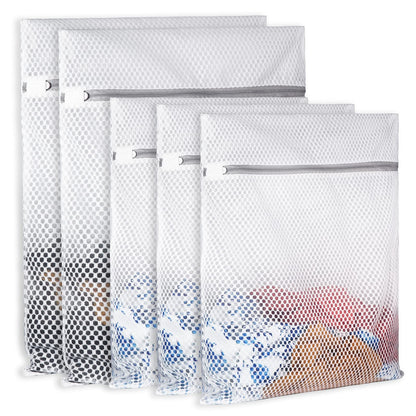 2 XX-Large Honeycomb Mesh Laundry Bag Delicates Durable for Washing Machine,24 x 24 Inches lingerie bags for Laundry, Travel Storage Organize Bag for Cotton Clothes,Sheet,Sweater, Shoes