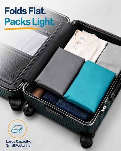 HOMEST 2pack XL Laundry Bag with Strap, Clothes Organizer for Dorm & Travel