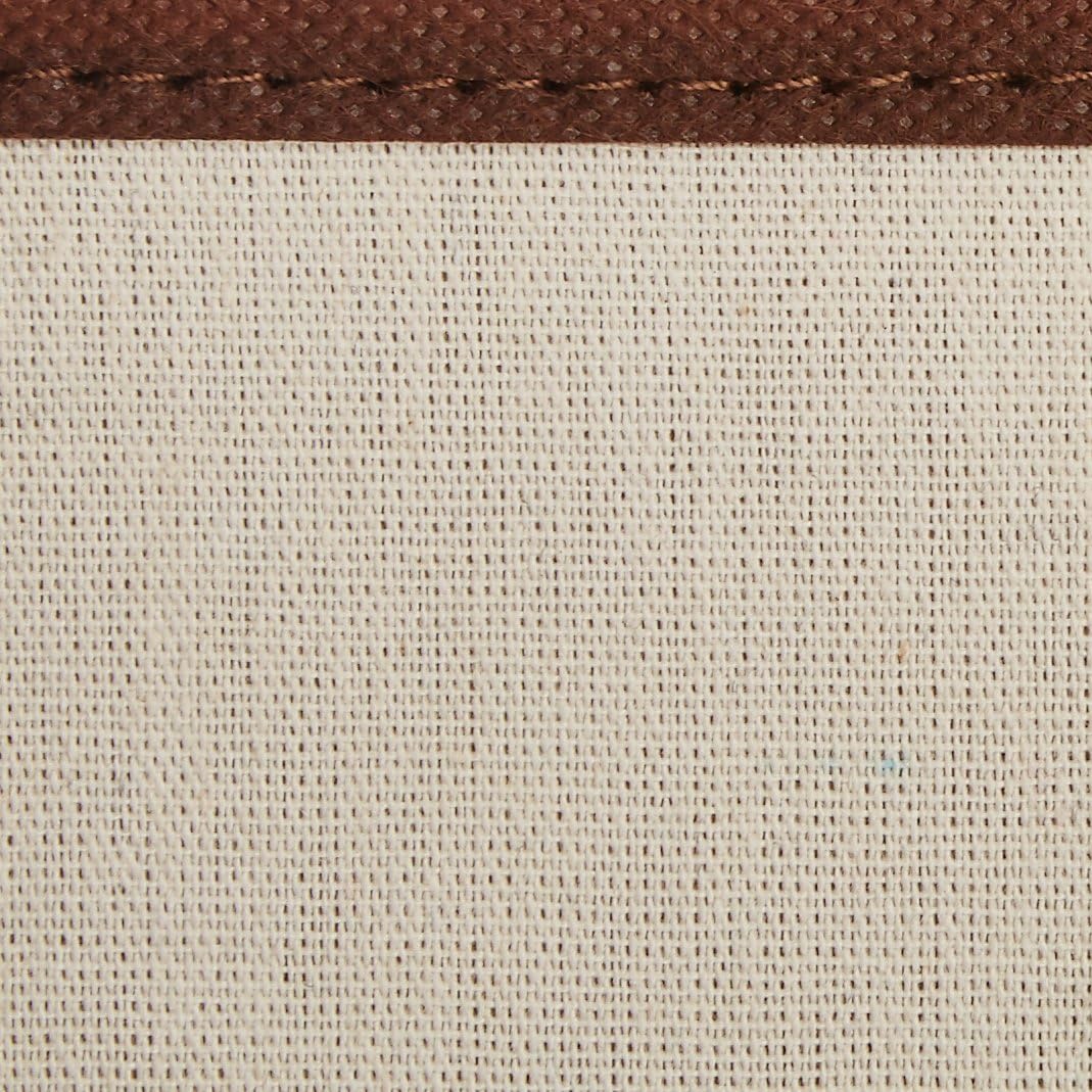 Amazon Basics Rectangular Foldable Laundry Basket Hamper, Beige/Brown