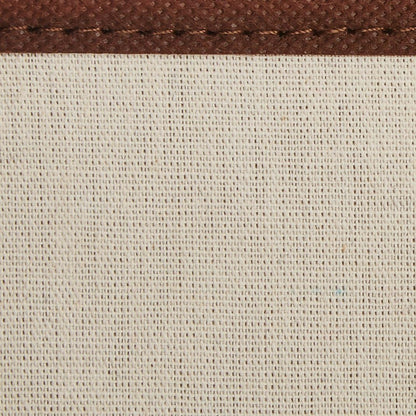 Amazon Basics Rectangular Foldable Laundry Basket Hamper, Beige/Brown