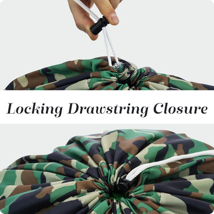 Handy Laundry XL Nylon Laundry Bag 22"x32", Heavy Duty, Camouflage