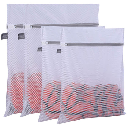 Laundry Bags Mesh Wash Bags, Lingerie Bags for Washing Delicates, 4Pcs