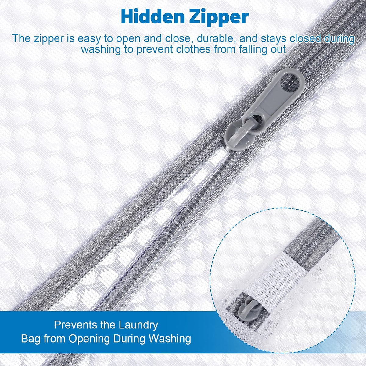 6-Pack Durable Honeycomb Mesh Laundry Bags for Delicates, 12 x 16 Inches