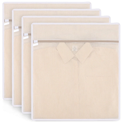 6-Pack Durable Honeycomb Mesh Laundry Bags for Delicates, 12 x 16 Inches