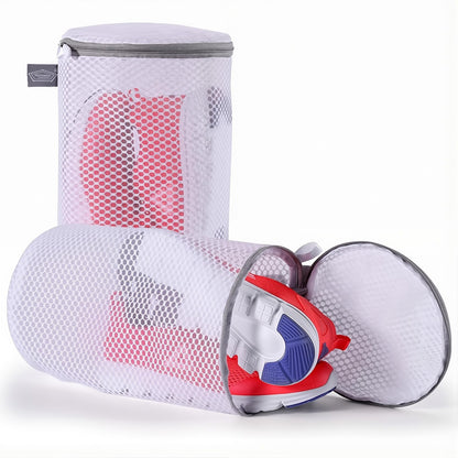 Shoe Washing Machine Bag, Large Laundry Bag for Sneaker, Grey, 8x15", 2Pcs