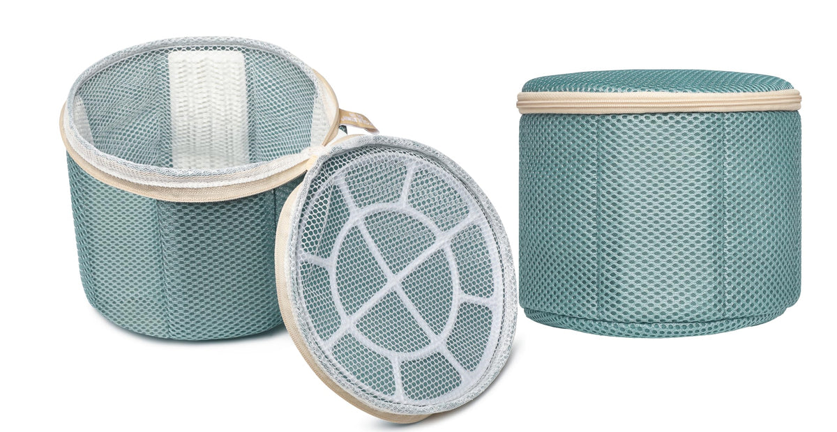 Bra Washing Bag for Delicates, Shape-Retaining, 2 Pack Lingerie Laundry Bag