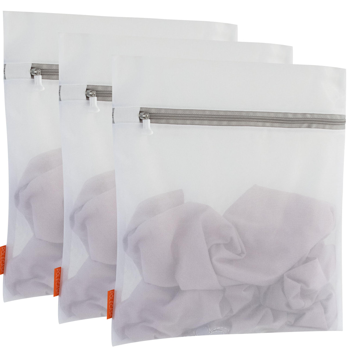 Polecasa Mesh Laundry Bags 3 Pack,1 Large, 1 Medium, 1 Small, Fine Mesh