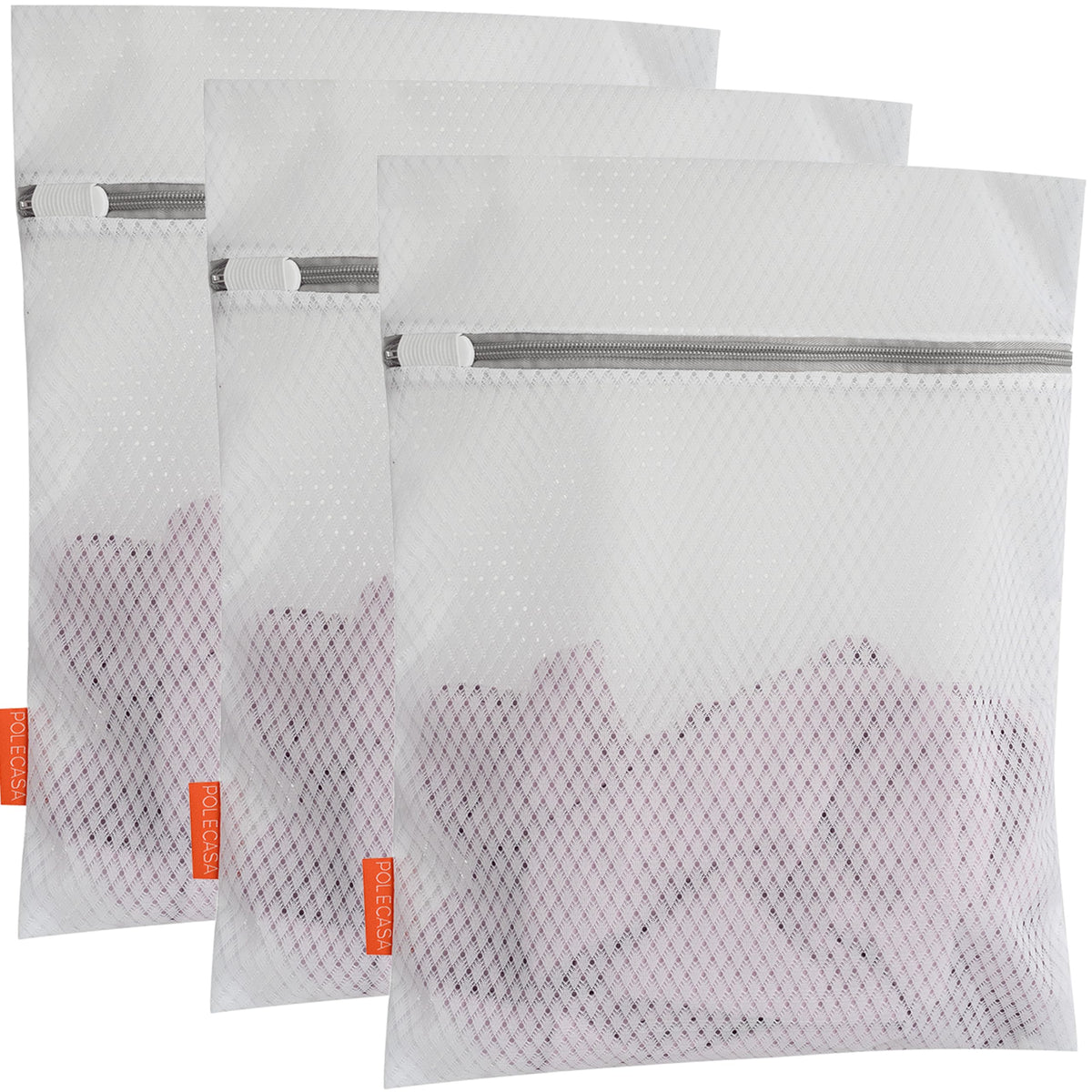 Polecasa Diamond Mesh Laundry Bags 3 Pack (Large, Medium, Small)