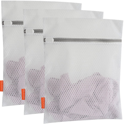 Polecasa Diamond Mesh Laundry Bags 3 Pack (Large, Medium, Small)