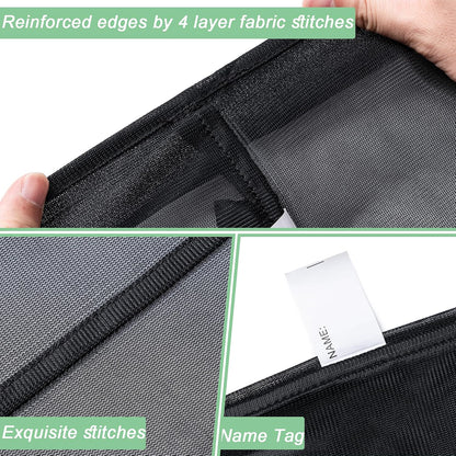 2 Pack Mesh Travel Laundry Bag 24" x 36"Extra Large Dirty Clothes Organizer