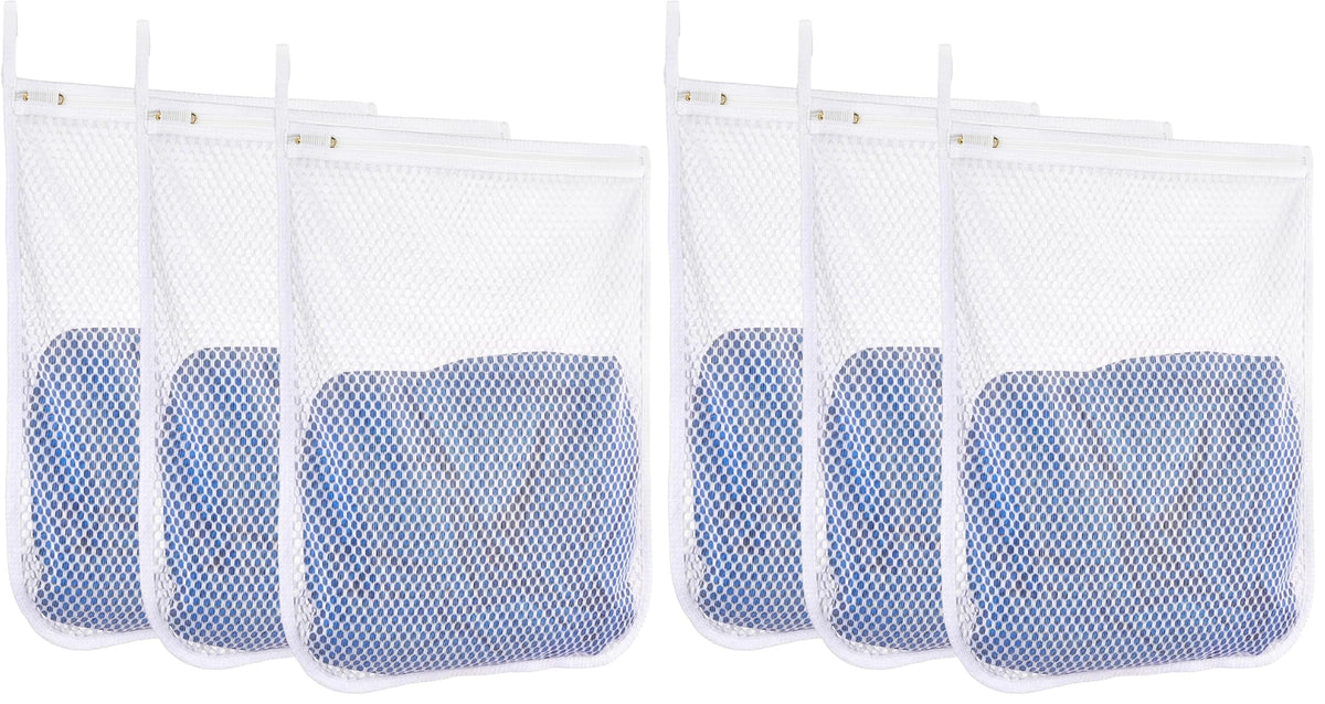 3 pcs Durable Honeycomb Mesh Laundry Bags for Delicates 16" x 19" (3 Large)