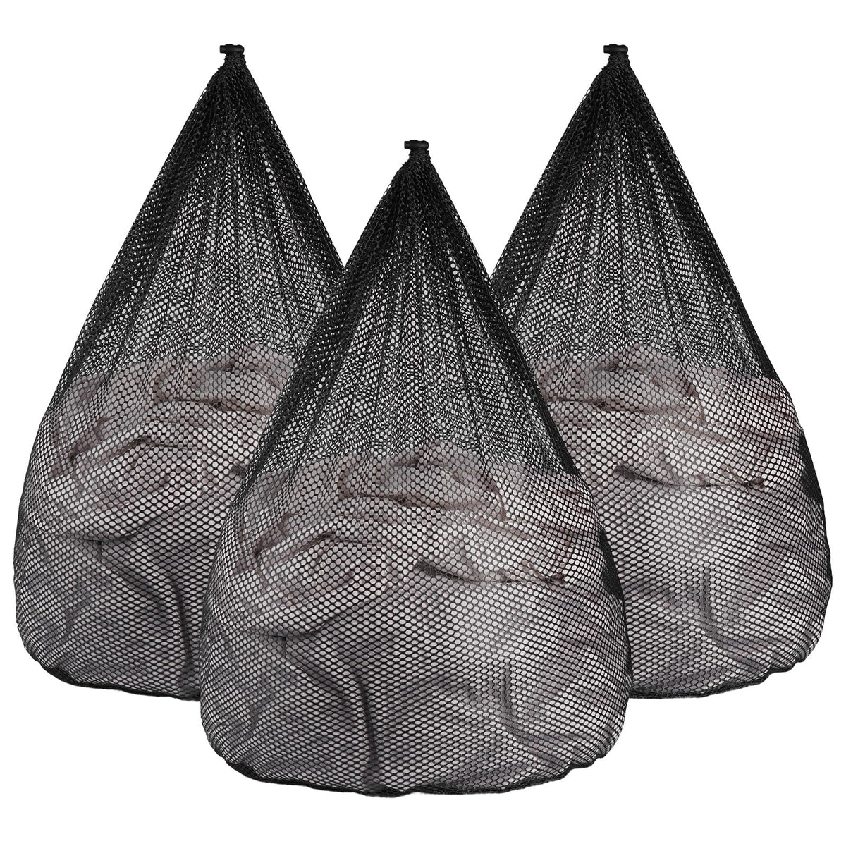 3 Pack XXL Mesh Laundry Bags for Delicates, Extra Large Laundry Wash Bags for Clothes,Bed Linen,Toys with Drawstring Closure Sturdy(3 XXLarge 28 x 26 Inches)