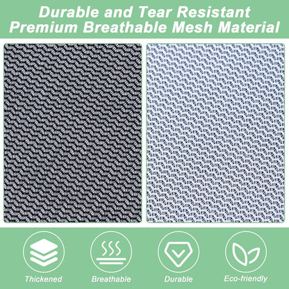 2 Pack Mesh Travel Laundry Bag 24" x 36"Extra Large Dirty Clothes Organizer