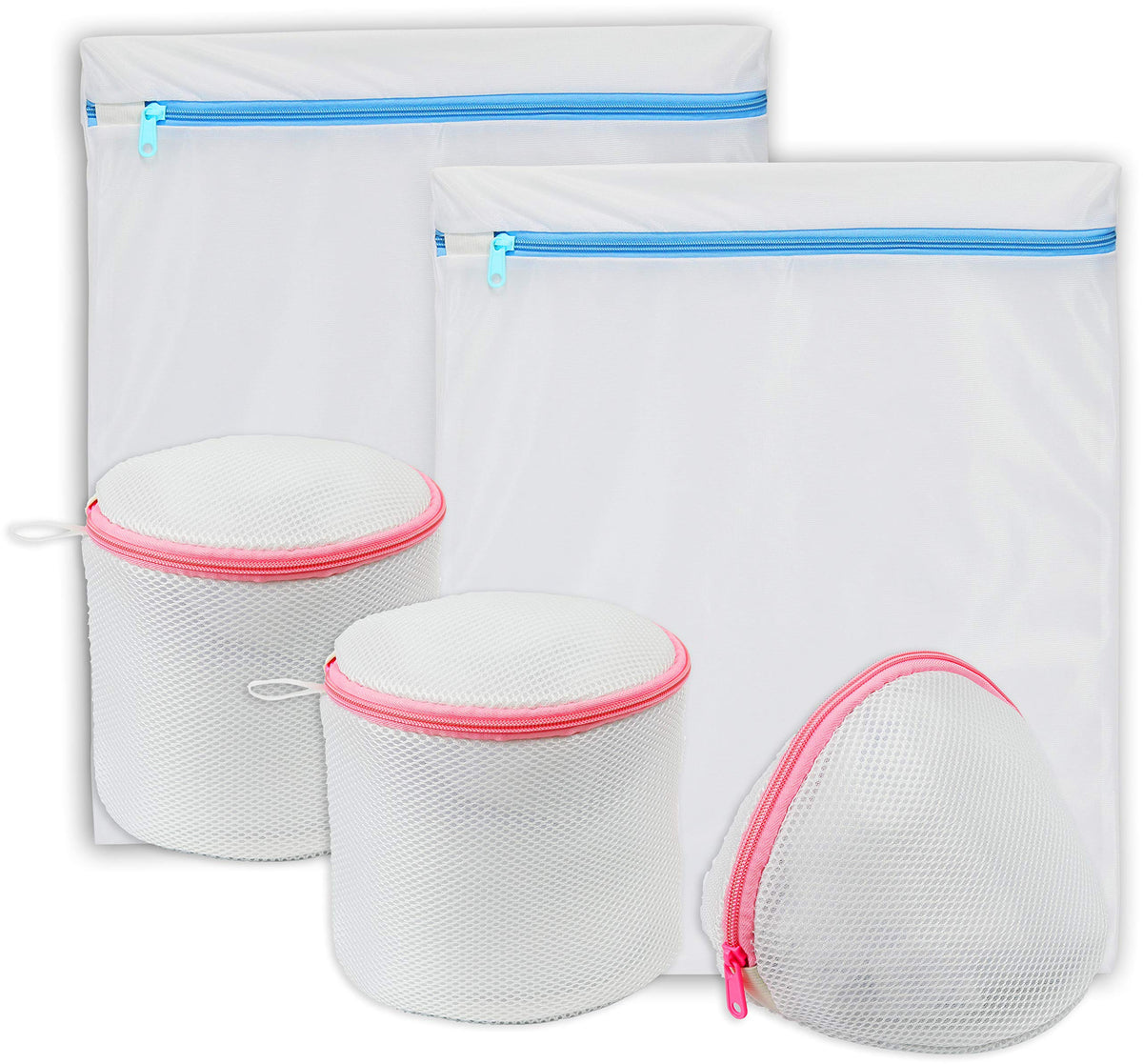 Simple Houseware Laundry Bra Lingerie Mesh Wash Bag (2 Large & 3 Medium)