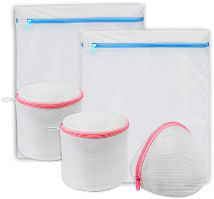Simple Houseware Laundry Bra Lingerie Mesh Wash Bag (2 Large & 3 Medium)