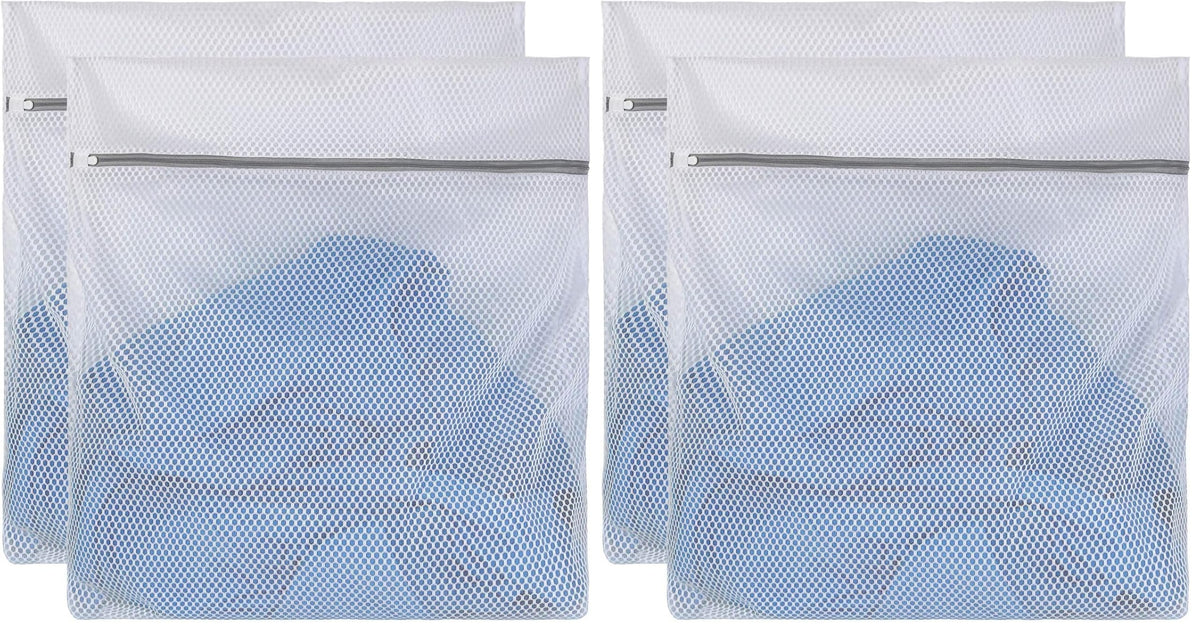 2 XX-Large Honeycomb Delicates Bags for Washing Machine, 24 x 24 Inches lingerie bags for Laundry, Travel Storage Organize Bag for Cotton Clothes,Sheet, Shoes