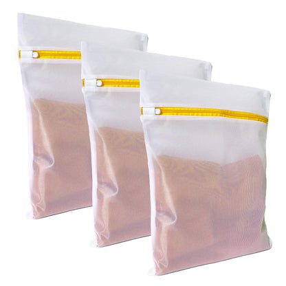 4 Pack Mesh Laundry Bags for Delicates 12inx16in LAUNDRY CLUB®