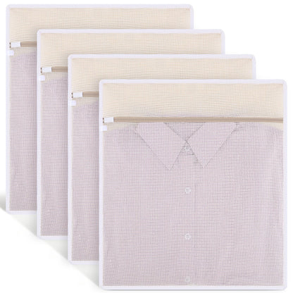 6-Pack Durable Honeycomb Mesh Laundry Bags for Delicates, 12 x 16 Inches