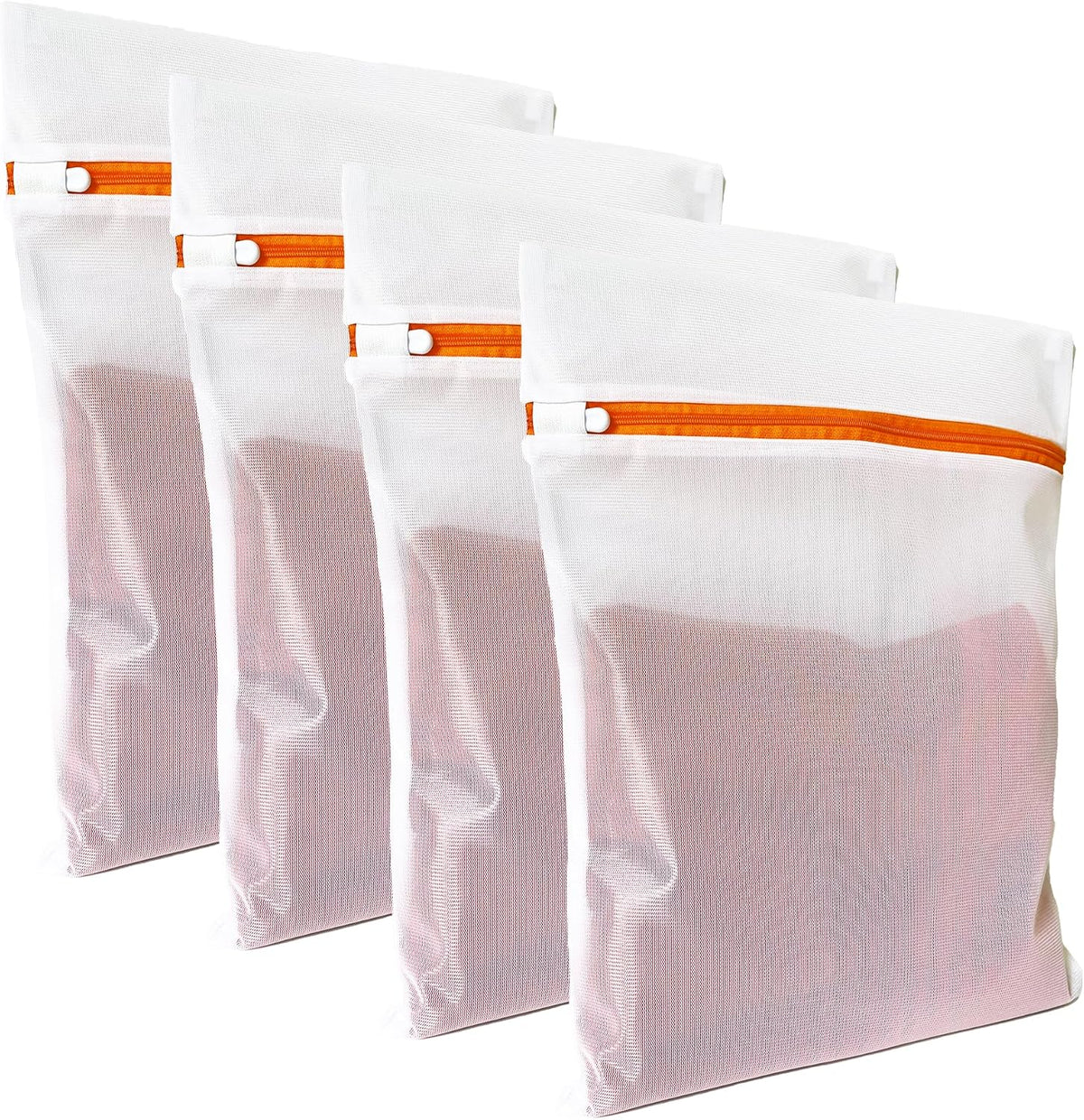 4 Pack Mesh Laundry Bags for Delicates 12inx16in LAUNDRY CLUB®