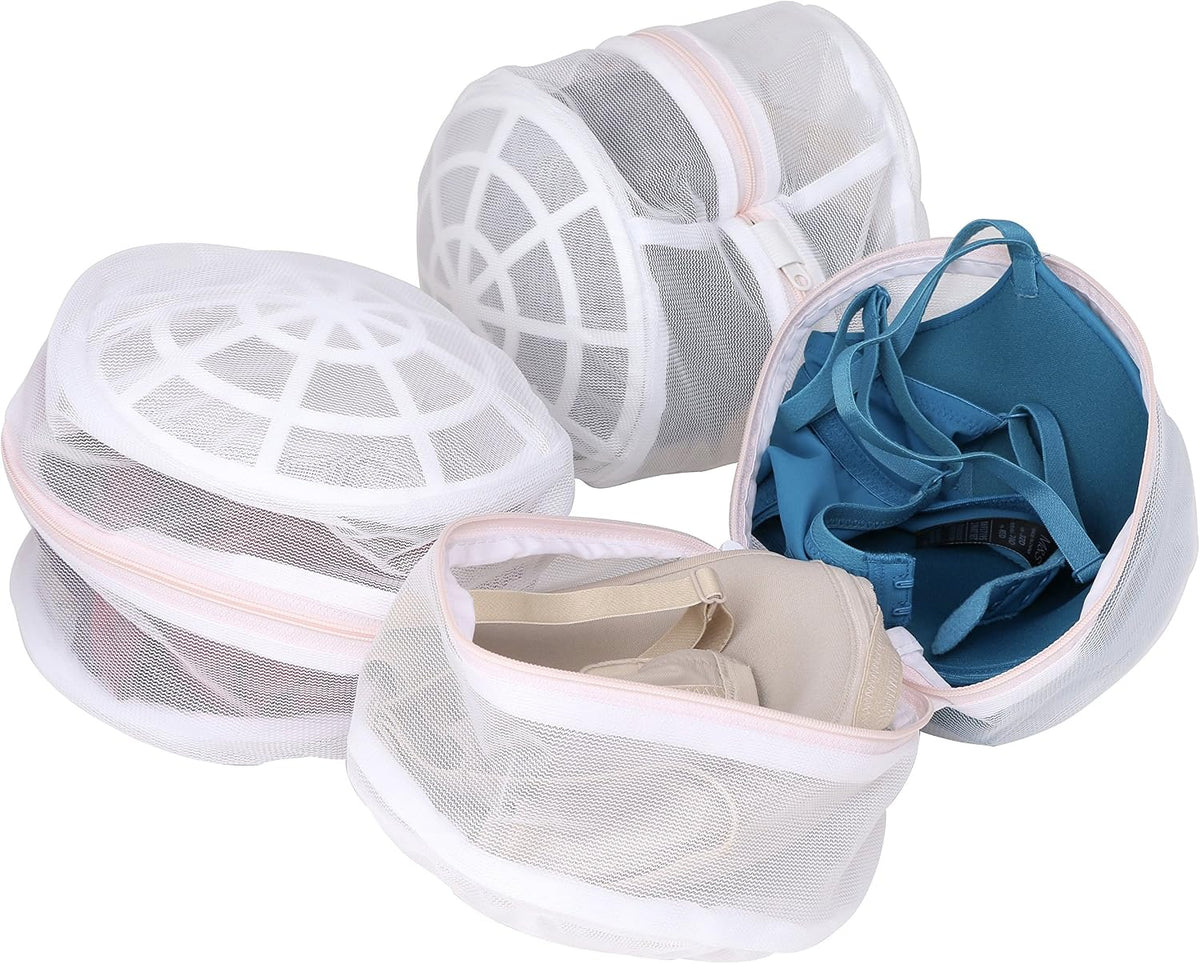 Premium Bra Wash Bag – Set of 3 Mesh Lingerie Laundry Bags for Delicates – Protects Bras, Underwear & Intimates in Washing Machine – Durable Zipper Closure – Large Size