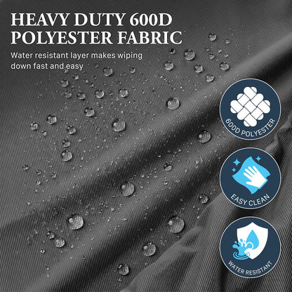 Simple Houseware 4-Bag Heavy Duty Laundry Sorter Rolling Cart, Dark Grey